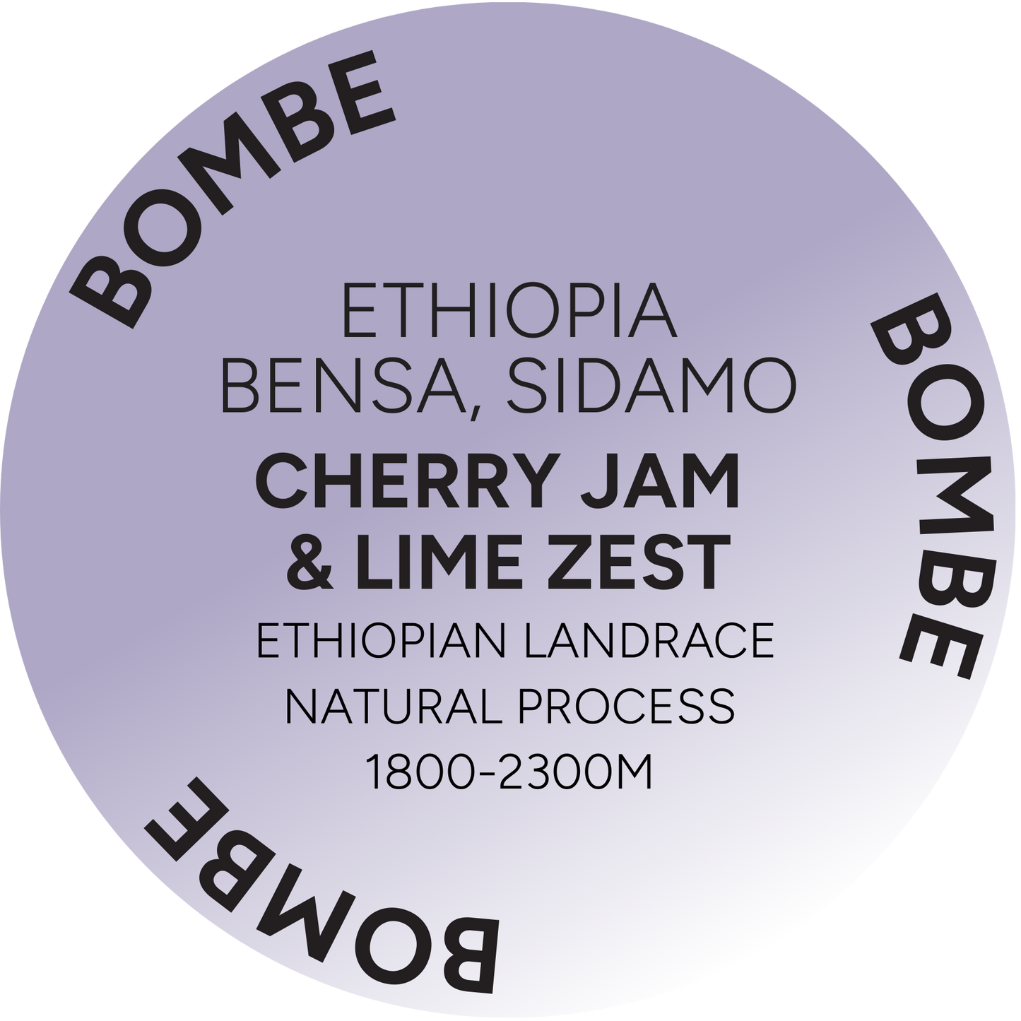 ETHIOPIA - BOMBE, BENSA: $15/lb - 5lb