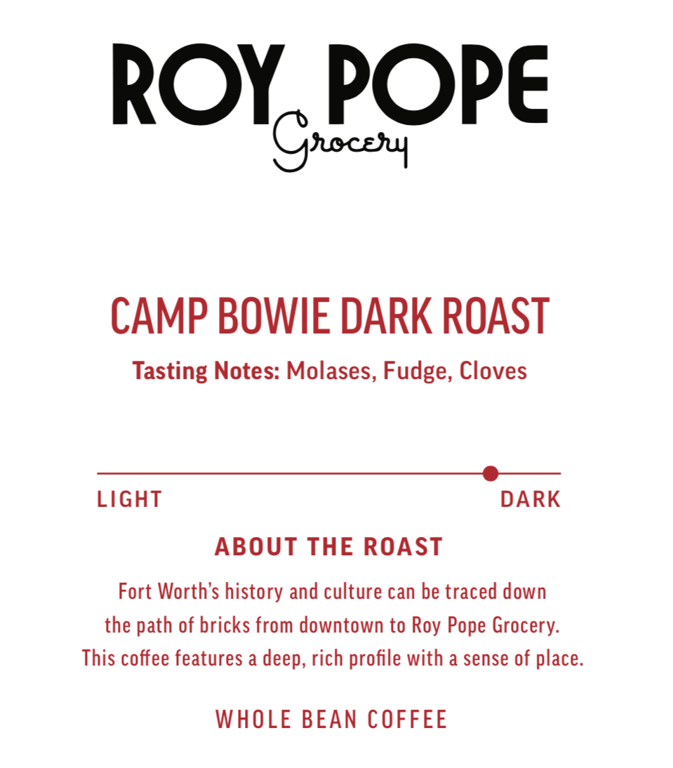 RPG - Camp Bowie Dark Roast - 12oz
