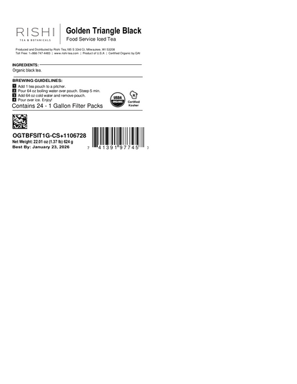 Rishi Golden Triangle Black Tea